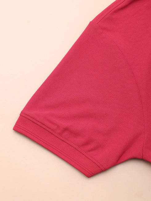 Boys Colorblock Slim Fit Polo T-shirt with MATPIQ