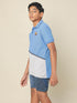 Boys Colorblock Slim Fit Polo T-shirt with MATPIQ