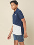 Boys Colorblock Slim Fit Polo T-shirt with MATPIQ