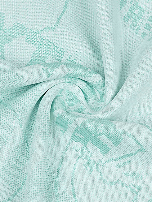 Boys Self Design Slim Fit Crew Neck T-shirt with DOUBLE COOL