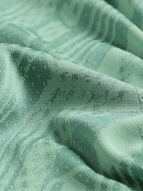 Boys Self Design Slim Fit Crew Neck T-shirt with DOUBLE COOL