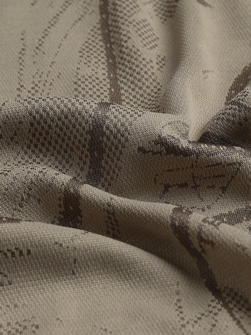 Boys Self Design Slim Fit Crew Neck T-shirt with DOUBLE COOL