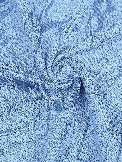 Boys Self Design Slim Fit Crew Neck T-shirt with DOUBLE COOL