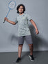 Boys Self Design Slim Fit Crew Neck T-shirt with DOUBLE COOL