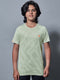 Boys Self Design Slim Fit Crew Neck T-shirt with DOUBLE COOL