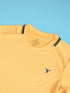 Boys Solid Slim Fit Round Neck T-shirt with TECHNOCOOL+