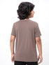 Boys Solid Slim Fit Crew Neck T-shirt with DOUBLE COOL