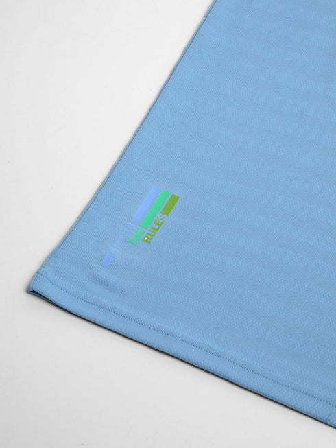 Boys Solid Slim Fit Crew Neck T-shirt with DOUBLE COOL