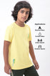 Boys Solid Slim Fit Crew Neck T-shirt with DOUBLE COOL