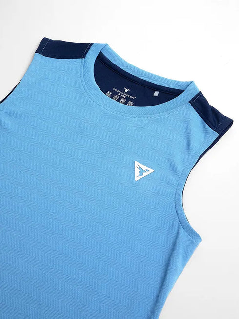 Boys Colorblock Slim Fit Crew Neck T-shirt with TECHNO COOL+