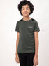 Boys Colorblock Slim Fit Crew Neck T-shirt with TECHNO COOL+