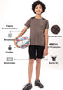 Boys Colorblock Slim Fit Crew Neck T-shirt with TECHNO COOL+