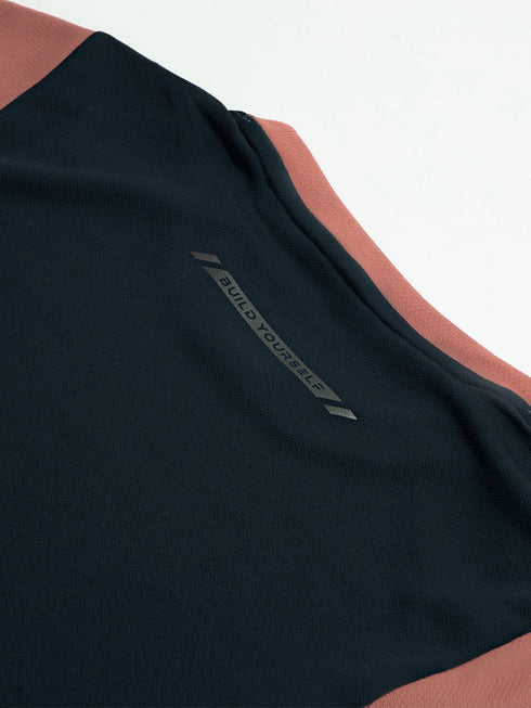 Boys Colorblock Slim Fit Crew Neck T-shirt with TECHNO COOL+