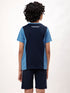 Boys Colorblock Slim Fit Crew Neck T-shirt with TECHNO COOL+