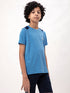 Boys Colorblock Slim Fit Crew Neck T-shirt with TECHNO COOL+