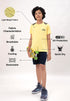 Boys Colorblock Slim Fit Crew Neck T-shirt with TECHNO COOL+