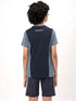 Boys Colorblock Slim Fit Crew Neck T-shirt with TECHNO COOL+