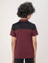 Boys Colorblock Slim Fit Polo T-shirt with TECHNOCOOL+