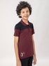 Boys Colorblock Slim Fit Polo T-shirt with TECHNOCOOL+