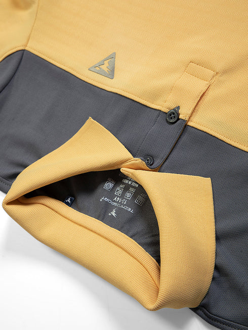 Boys Colorblock Slim Fit Polo T-shirt with TECHNOCOOL+