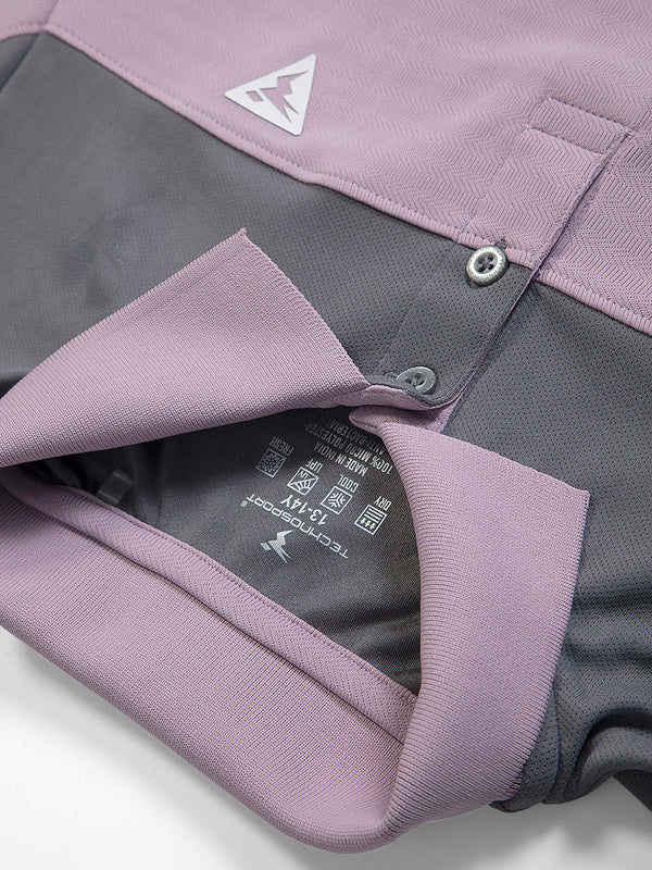 Boys Colorblock Slim Fit Polo T-shirt with TECHNOCOOL+