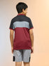 Boys Colorblock Slim Fit Polo Sports T-shirt with TECHNOCOOL+