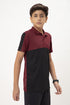 Boys Colorblock Slim Fit Polo T-shirt with TECHNO COOL+