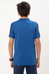 Boys Colorblock Slim Fit Polo T-shirt with TECHNO COOL+