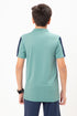Boys Colorblock Slim Fit Polo T-shirt with TECHNO COOL+