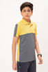 Boys Colorblock Slim Fit Polo T-shirt with TECHNO COOL+