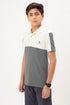 Boys Colorblock Slim Fit Polo T-shirt with TECHNO COOL+