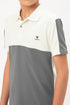Boys Colorblock Slim Fit Polo T-shirt with TECHNO COOL+