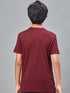 Boys Printed Slim Fit Round Neck Sports T-shirt with TECHNOCOOL+