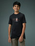 Boys Printed Slim Fit Round Neck Sports T-shirt with TECHNOCOOL+