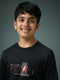 Boys Printed Slim Fit Round Neck Sports T-shirt with TECHNOCOOL+