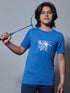 Boys Printed Slim Fit Round Neck Sports T-shirt with TECHNOCOOL+