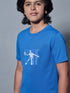 Boys Printed Slim Fit Round Neck Sports T-shirt with TECHNOCOOL+