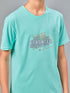 Boys Printed Slim Fit Round Neck Sports T-shirt with TECHNOCOOL+