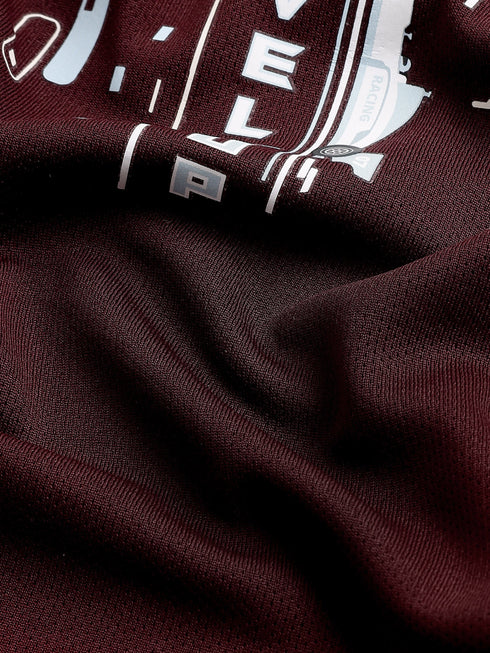 Boys Printed Slim Fit Round Neck Sports T-shirt with TECHNOCOOL+