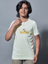 Boys Printed Slim Fit Round Neck Sports T-shirt with TECHNOCOOL+