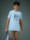 Boys Printed Slim Fit Round Neck Sports T-shirt with TECHNOCOOL+