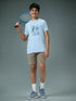 Boys Printed Slim Fit Round Neck Sports T-shirt with TECHNOCOOL+