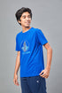 Boys Printed Slim Fit Round Neck Sports T-shirt with TECHNOCOOL+