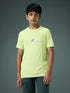 Boys Printed Slim Fit Round Neck Sports T-shirt with TECHNOCOOL+
