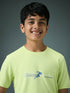 Boys Printed Slim Fit Round Neck Sports T-shirt with TECHNOCOOL+