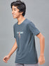 Boys Printed Slim Fit Round Neck Sports T-shirt with TECHNOCOOL+