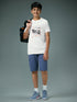 Boys Printed Slim Fit Round Neck Sports T-shirt with TECHNOCOOL+