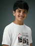 Boys Printed Slim Fit Round Neck Sports T-shirt with TECHNOCOOL+
