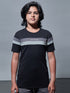 Boys Colorblock Slim Fit Round Neck Sports T-shirt with TECHNO DRY