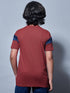 Boys Colorblock Slim Fit Round Neck Sports T-shirt with TECHNO DRY